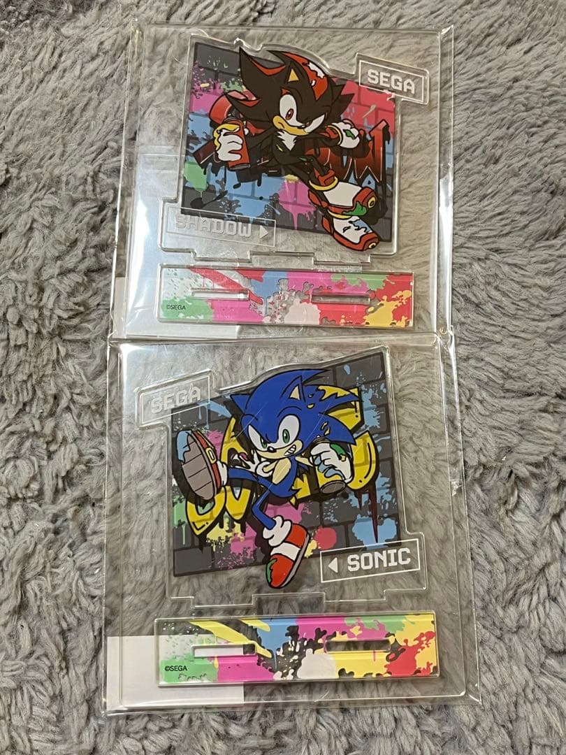 ヴィレバン ソニック シャドウ ソニック・ザ・ヘッジホッグ アクリルスタンド￼