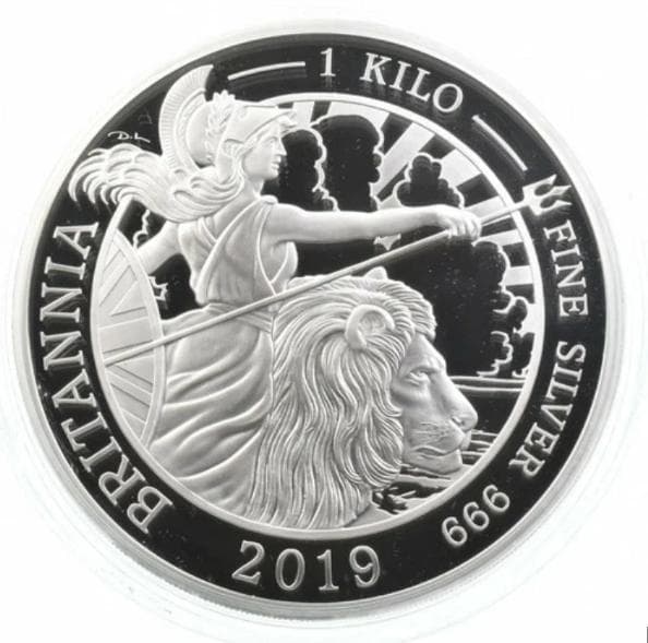 【純銀】ブリタニア ウナ&ライオン 1㌔ 銀貨