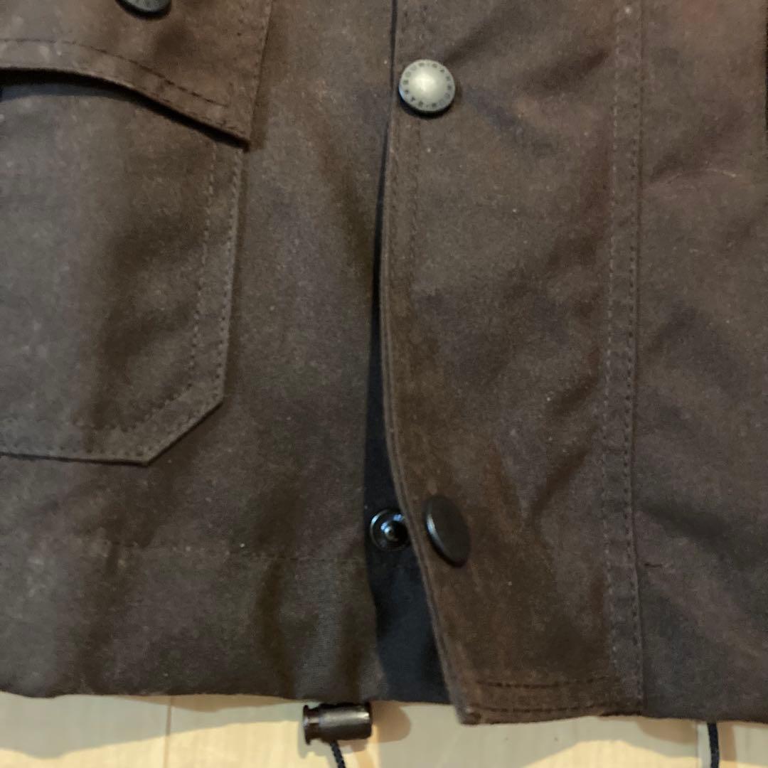 バブアー short motorcycle 英国製 短丈 未使用　希少