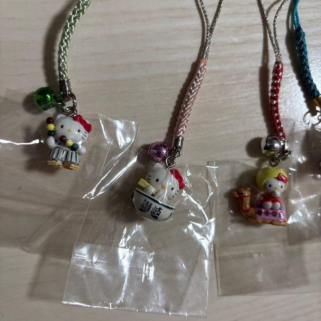 日*4様 ハローキティ ご当地限定キーホルダー 9個セット