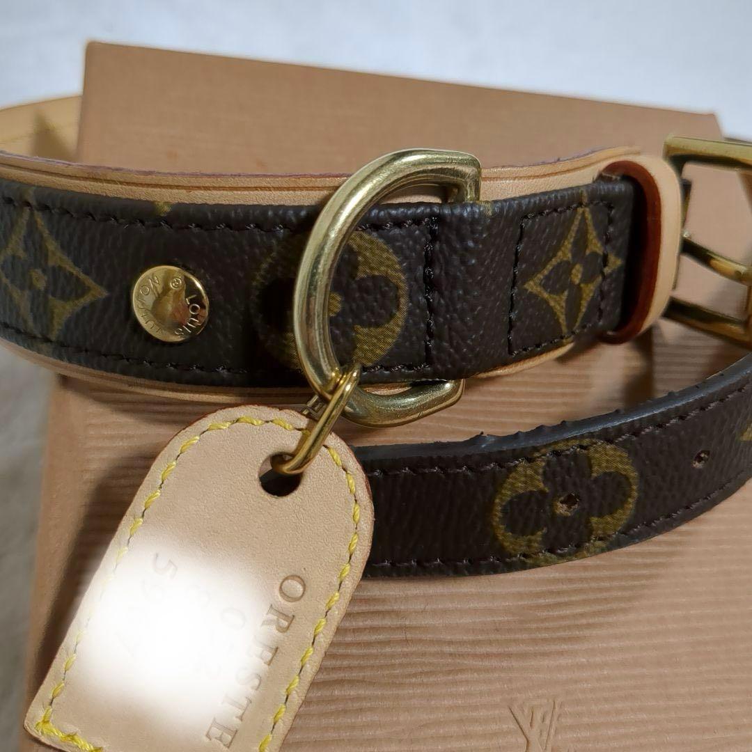 【未使用品】LOUIS VUITTON モノグラム　ドッグ　首輪