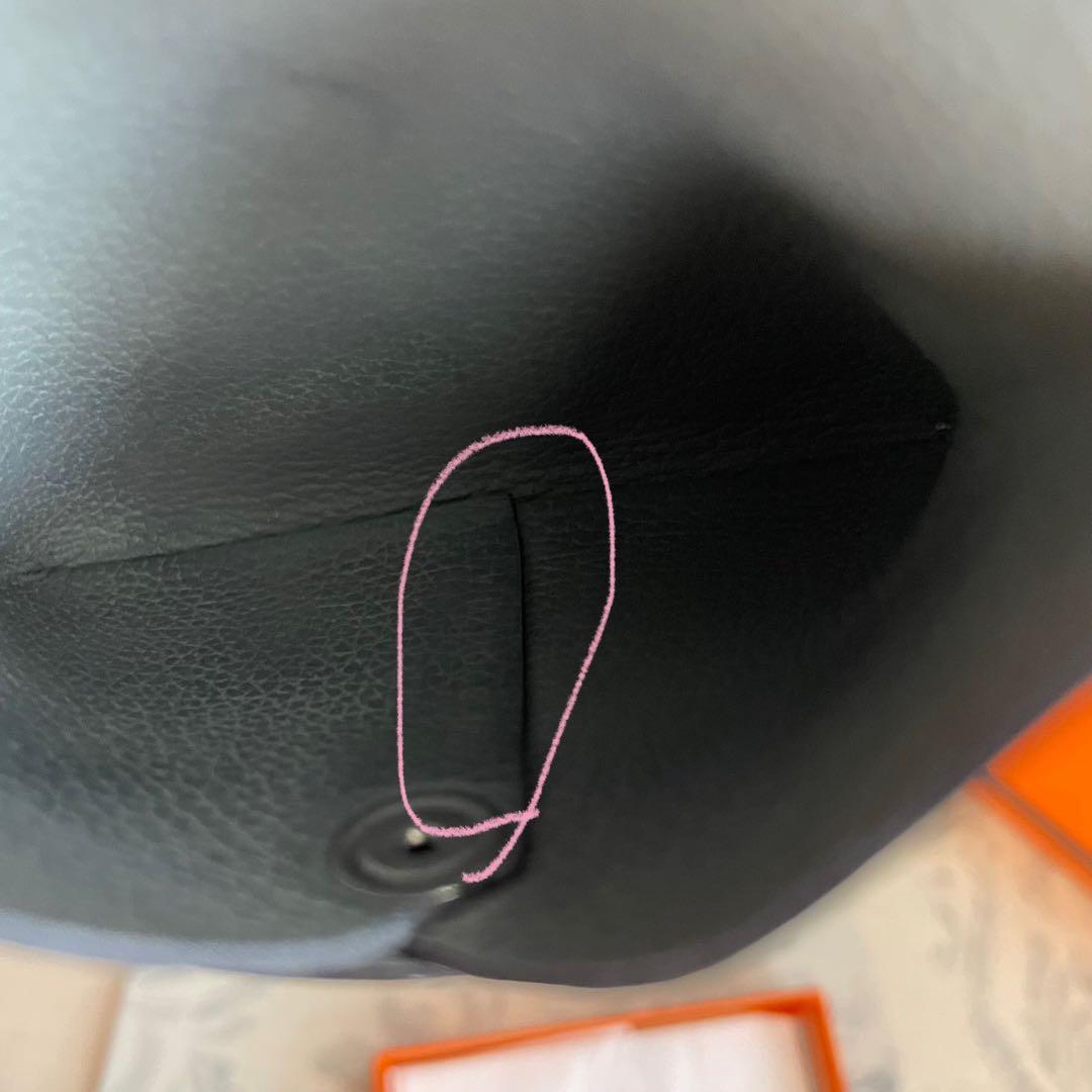 【美品】2020年購入HERMES バスティア　グレー