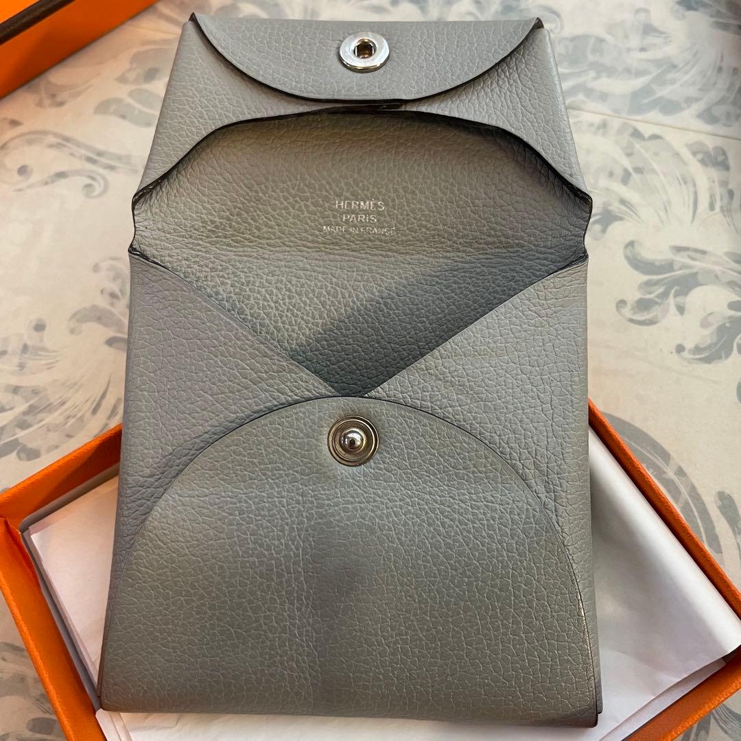 【美品】2020年購入HERMES バスティア　グレー