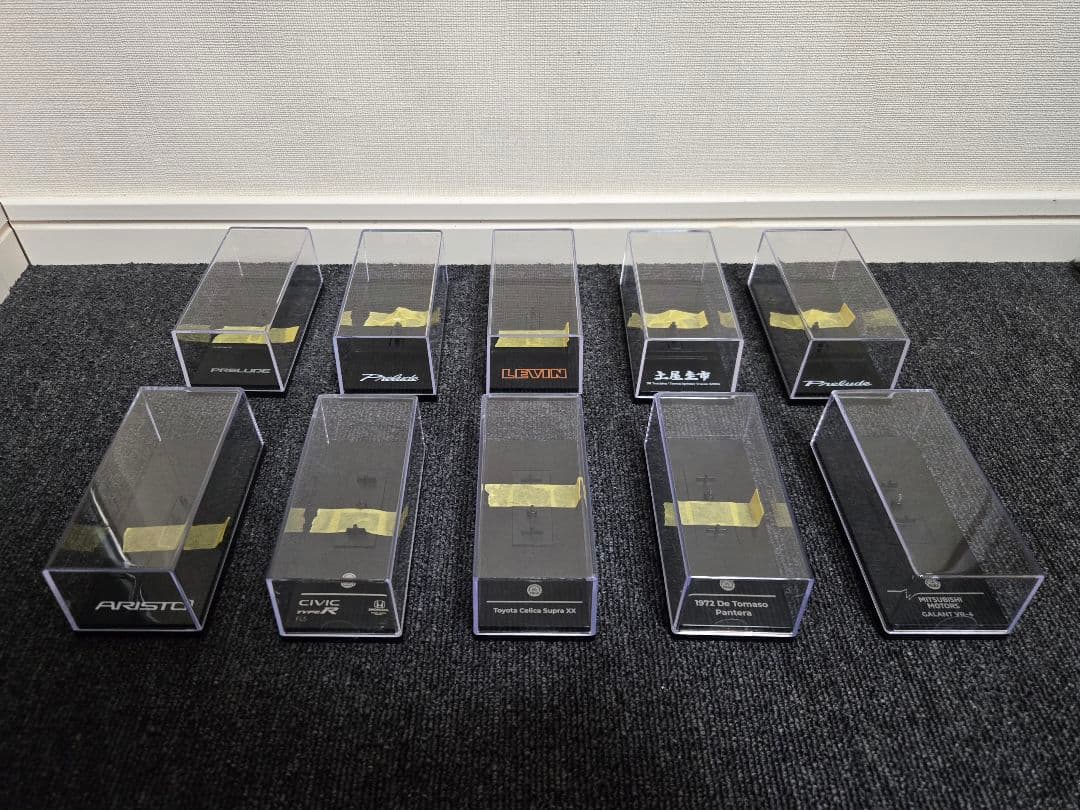 1/64 ディスプレイクリアケース 99個大量セット! おまけ付