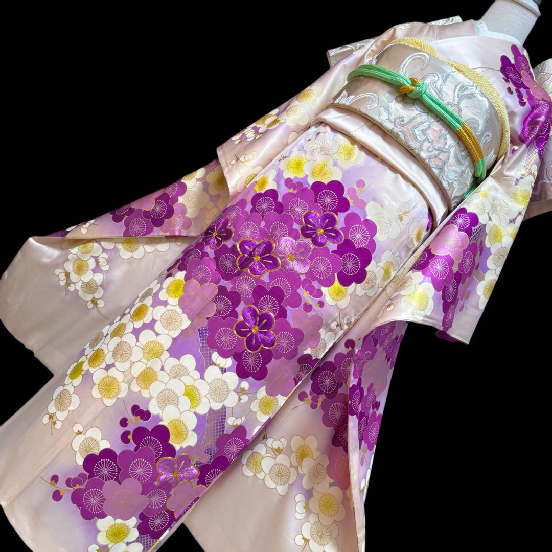 振袖フルセット　やまと誂製　正絹長襦袢　梅柄　❤︎可愛い❤︎　155〜165