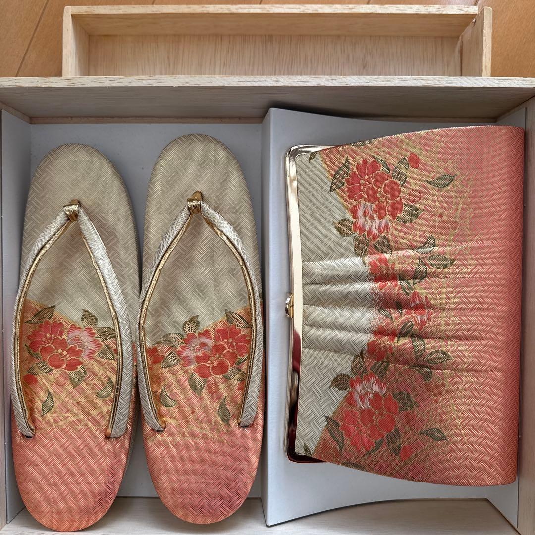 振袖セット着物用小物セット ピンク系　成人式結婚式お正月