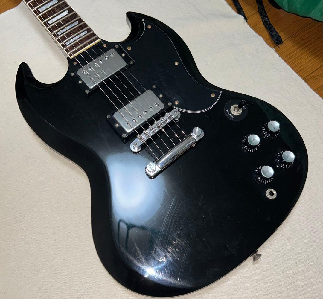 Greco グレコ SGタイプ エレキギター ブラック 韓国製