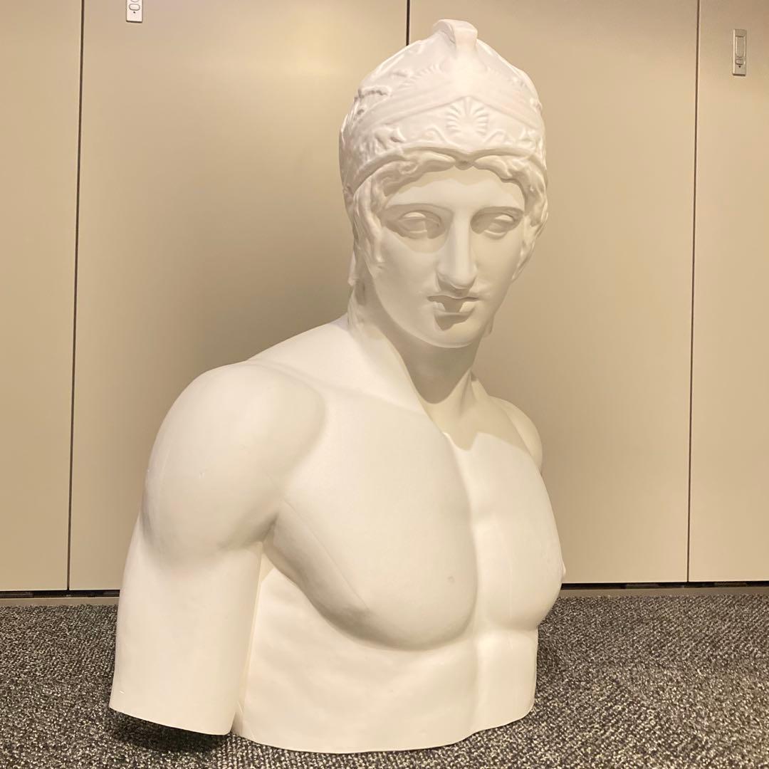 闘神　マルス胸像　石膏像
