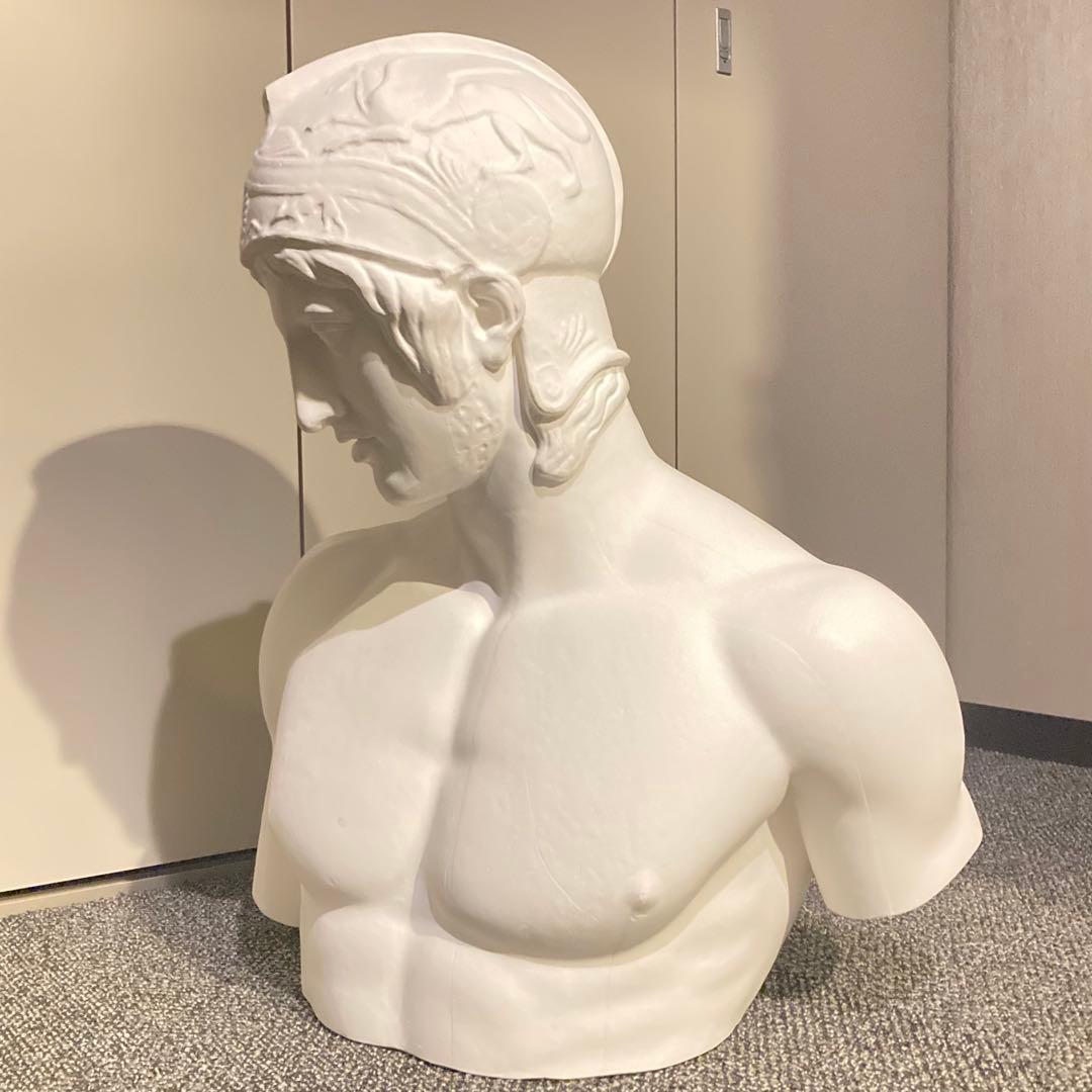 闘神　マルス胸像　石膏像