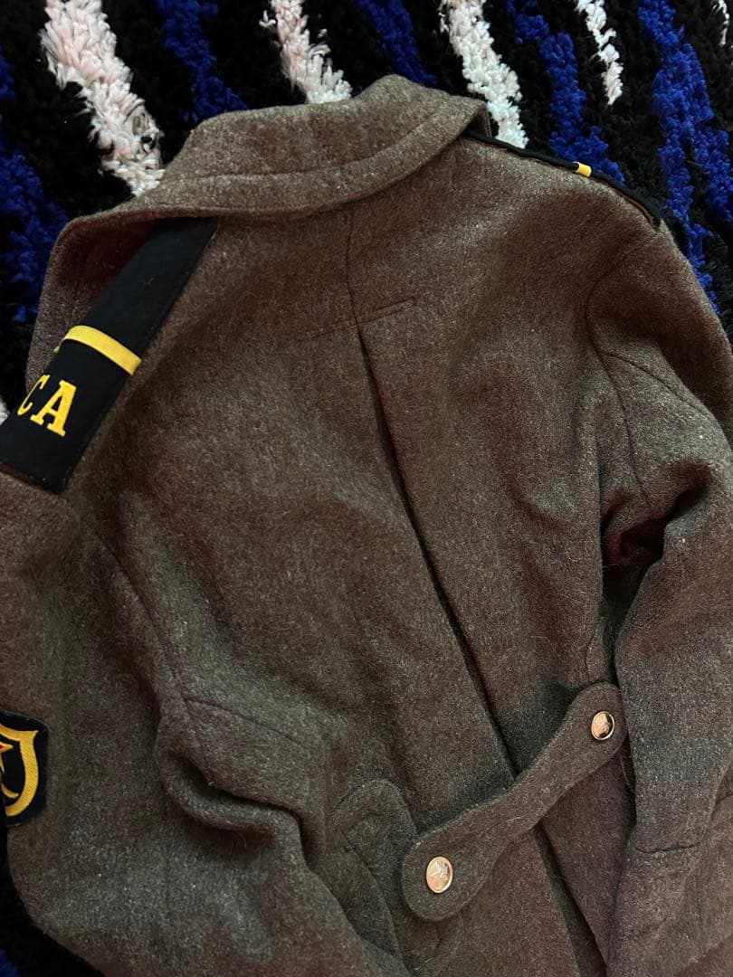 実物 ソ連軍 ロシア軍 兵士用 外套 ウールコート