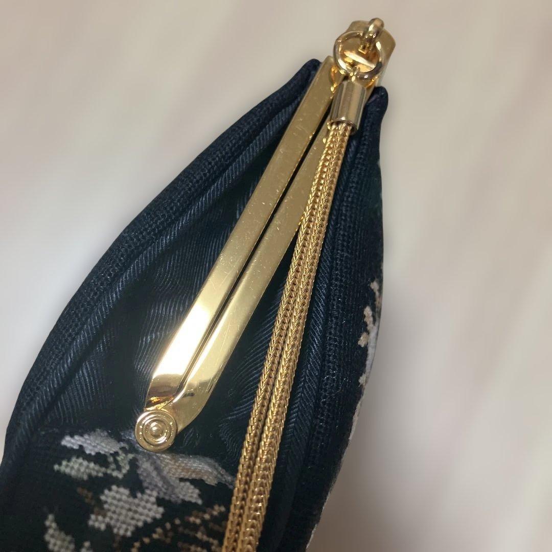 ア*シ様 プチポワン　久家道子　刺繍バッグ　パーティバッグ