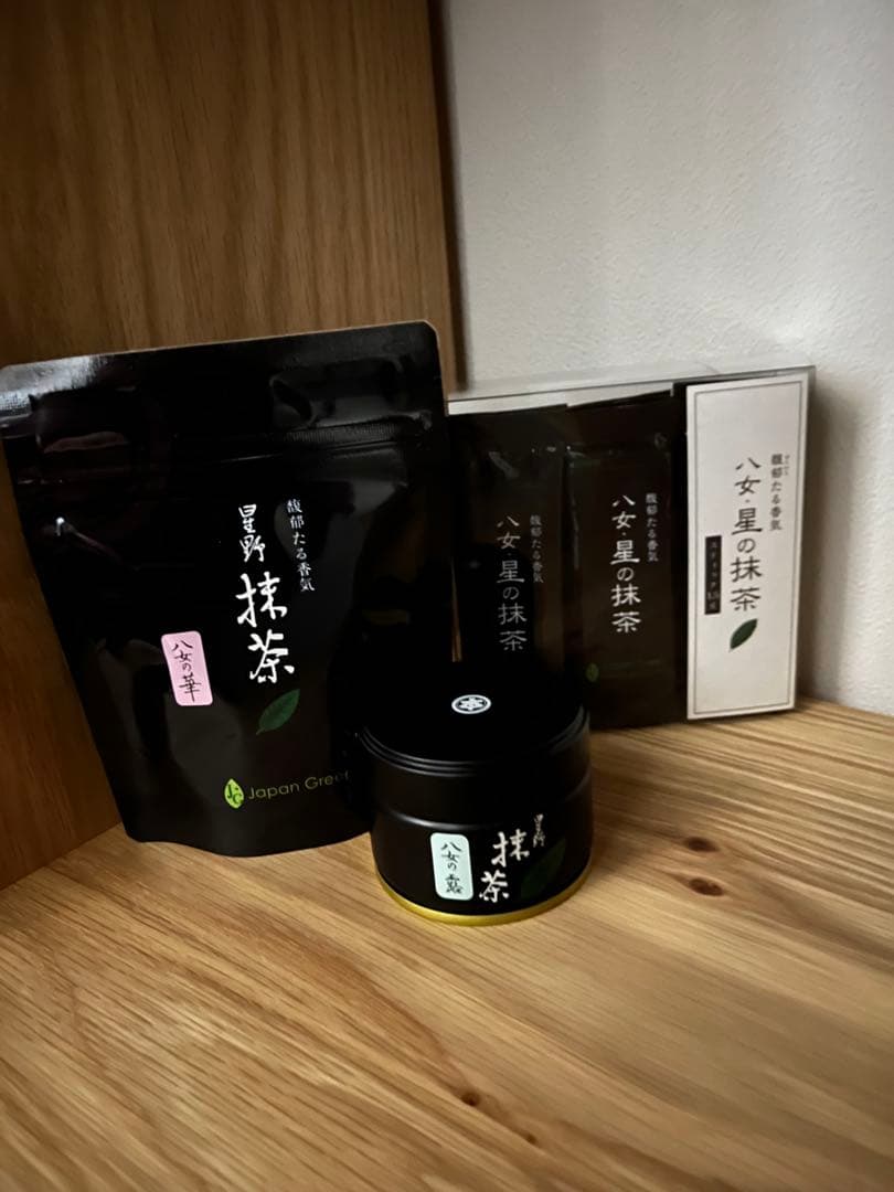 【星野村産】抹茶　八女の露　八女の華　抹茶スティック　3点セット　（星野製茶園）