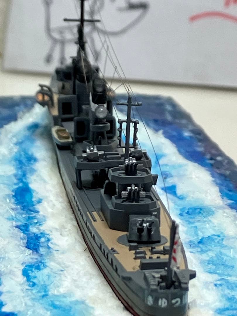 【プラモデル完成品】旧日本海軍・駆逐艦「初雪」