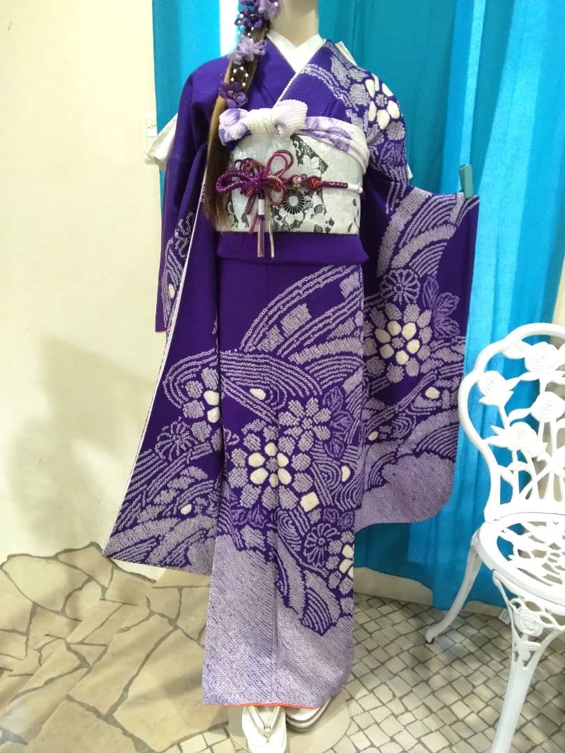 ❰超得得❱―振袖フルセット、正絹絞り振袖、成人式、重ね衿帯揚げ帯締め、袋帯、襦袢