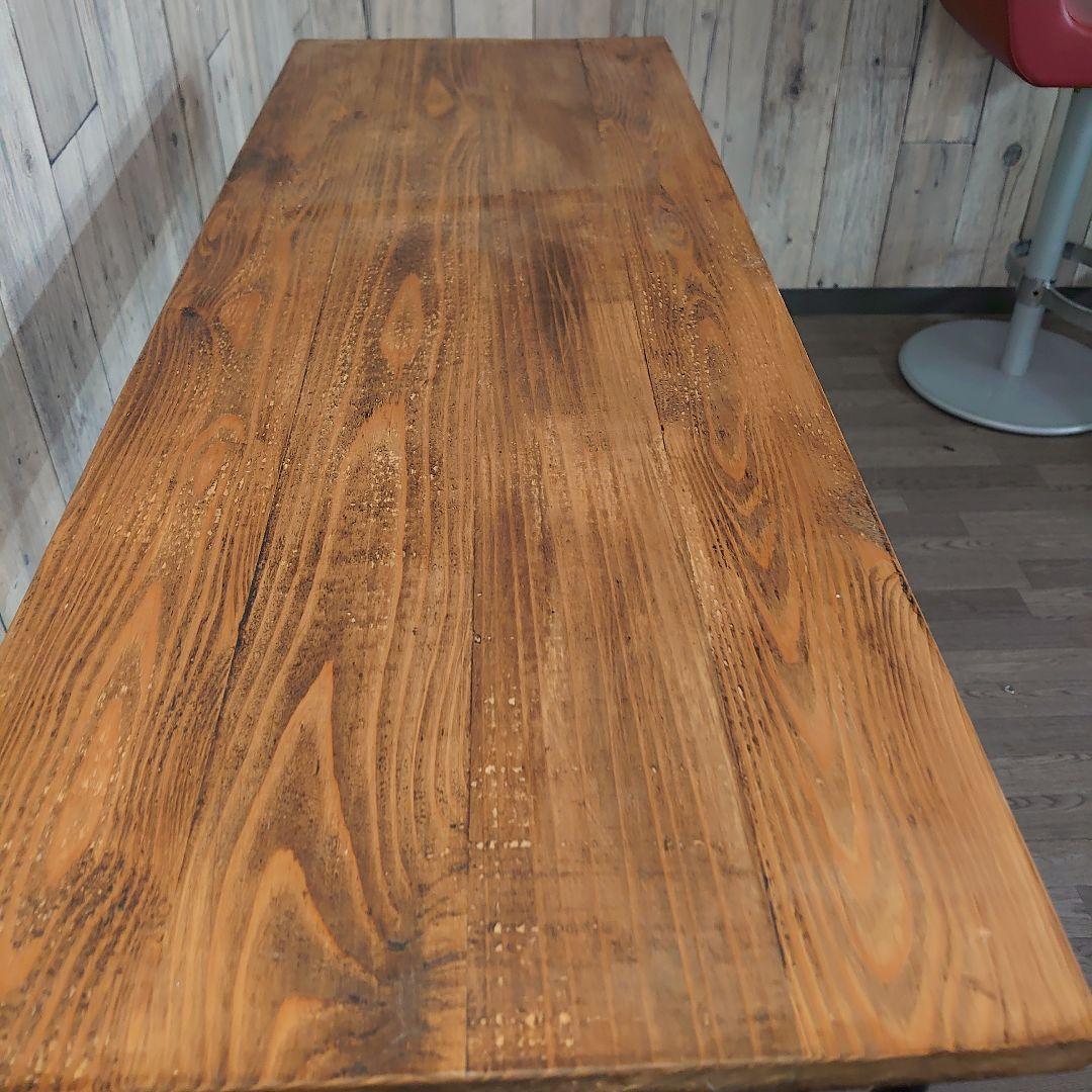 アンティーク風　ダイニングテーブル　カウンターテーブル