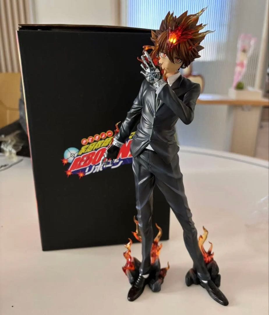 家庭教師ヒットマンREBORN! 沢田綱吉 ⑩ ガレージキット ガレキ スタチュ