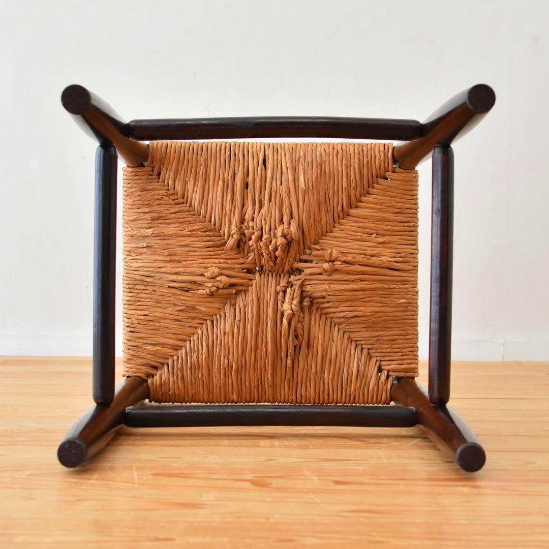 松本民芸家具　#19型　ラッシスツール