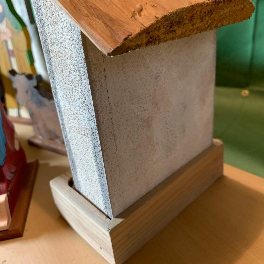 ドイツ製　木製人形　レアな大型のビンテージの手書きの￼可愛いクリッペ人形セット！