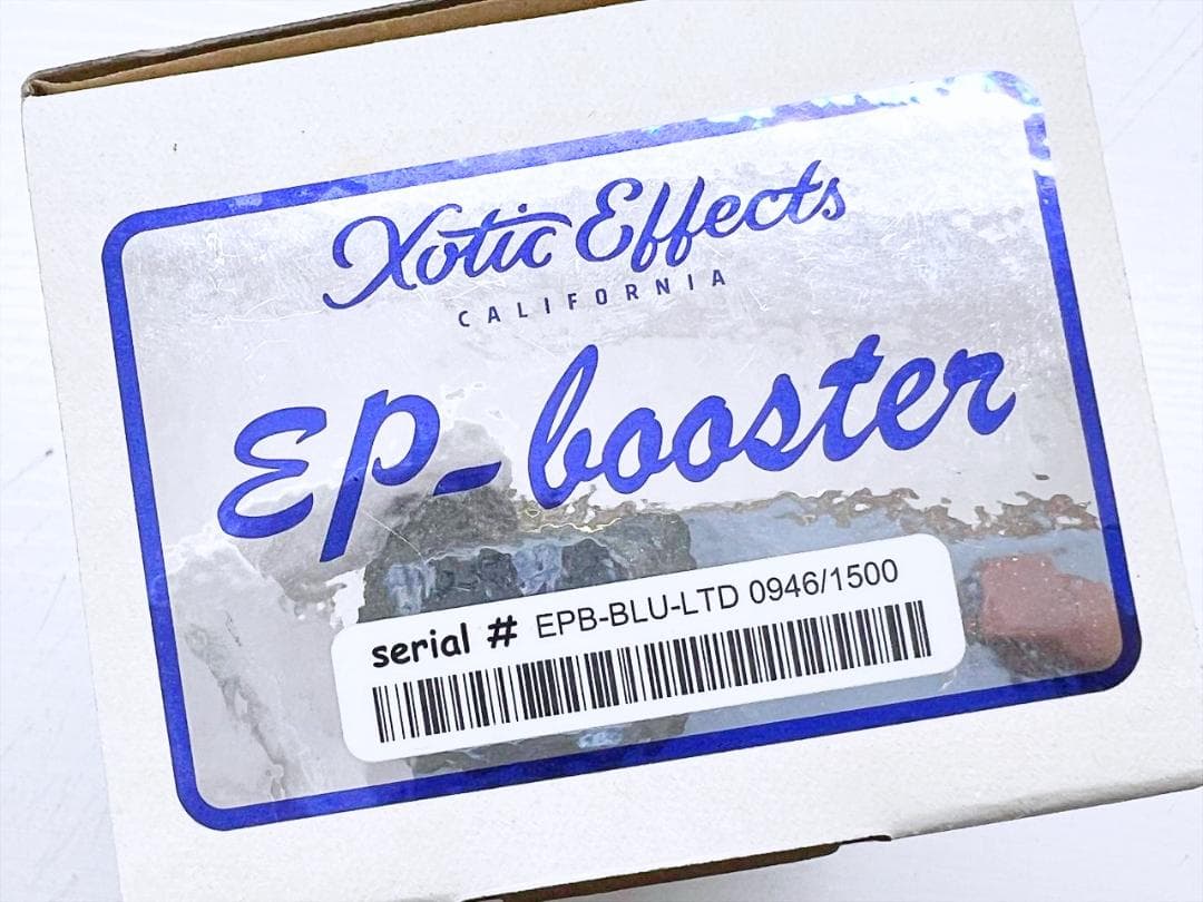 動作品　Xotic　エキゾティック　EP BOOSTER　ブースター　限定カラー