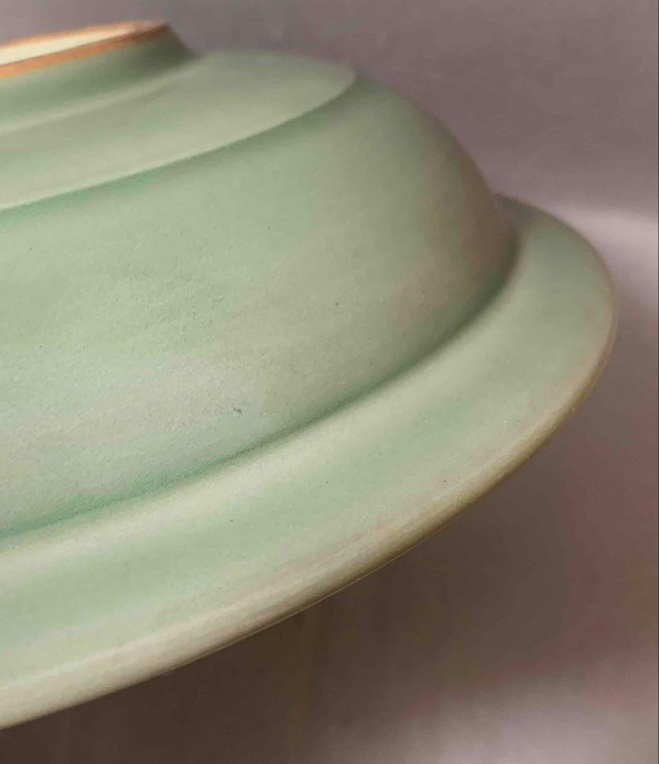 中国 青磁鳳凰平鉢　f2250915