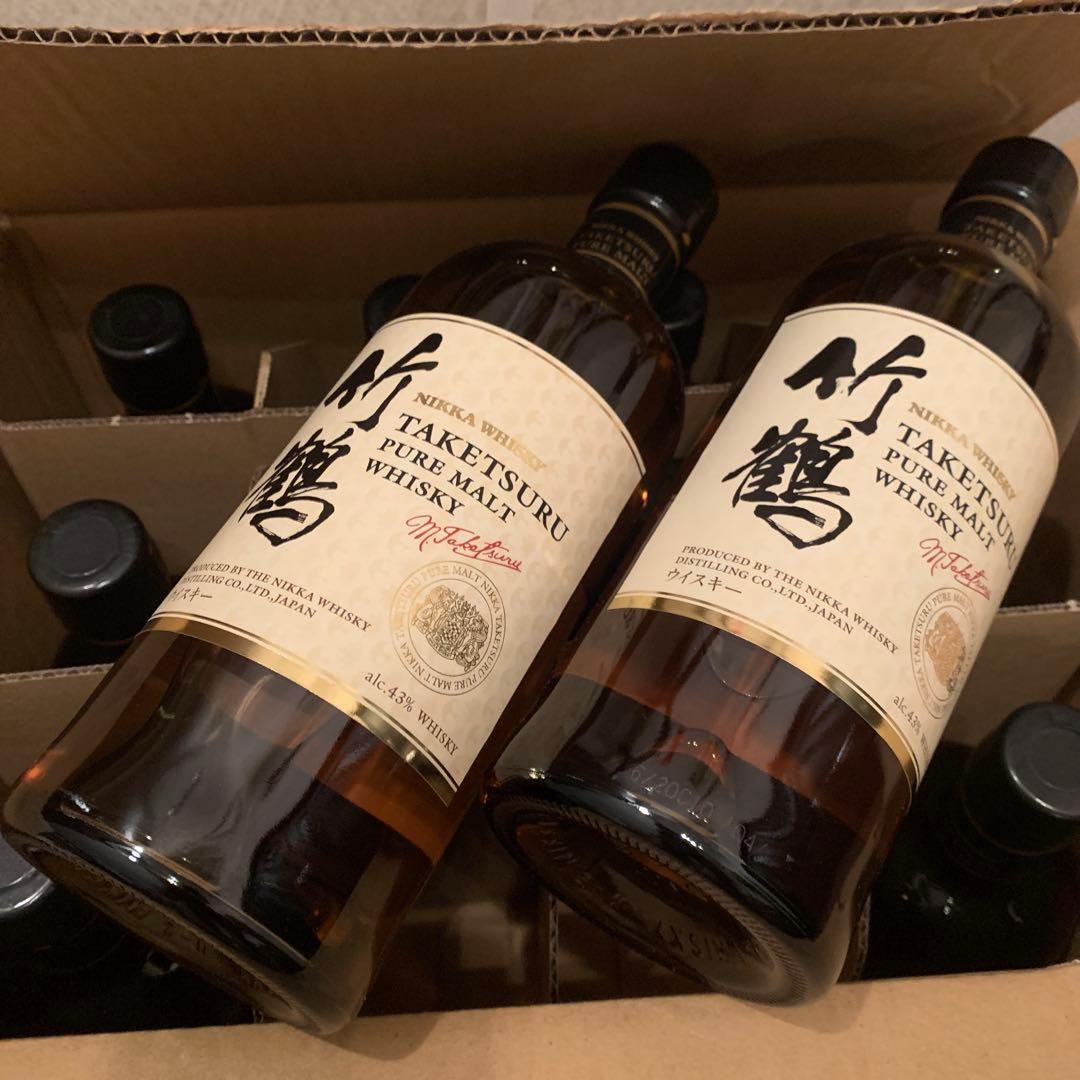 NIKKA 竹鶴 ピュアモルトウイスキー 700ml 12本43%