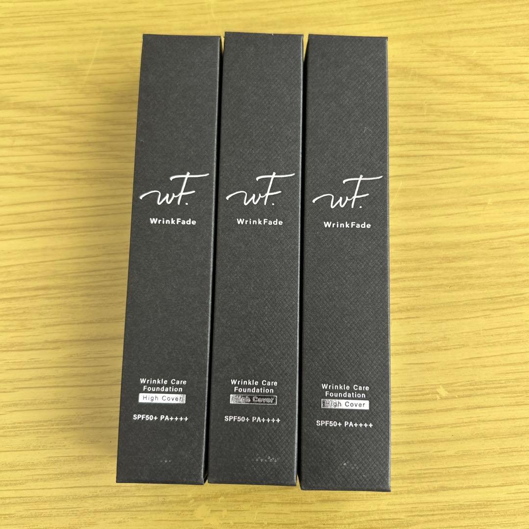 WrinkFade リンクフェード 薬用リンクルケアファンデーション　3本
