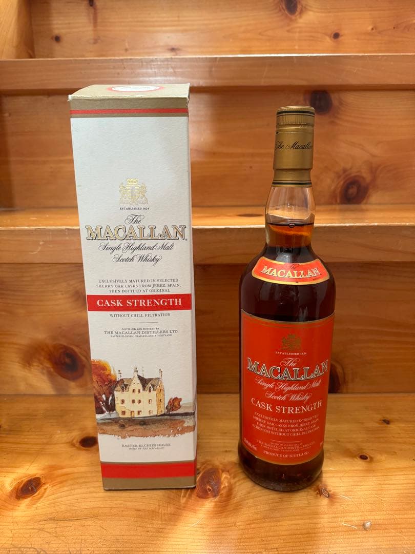 マッカラン カスクストレングス 赤ラベル Alc57.4%