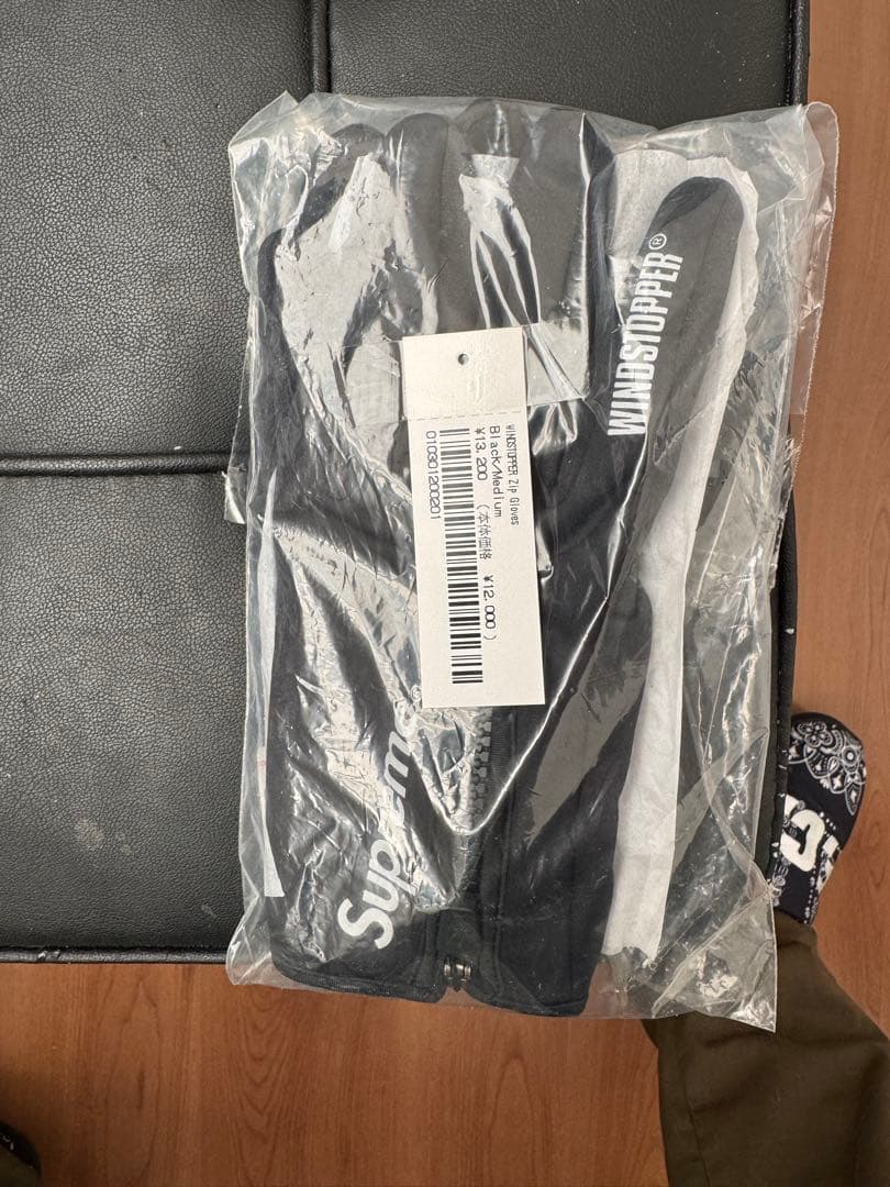 Supreme WINDSTOPPER Zip Gloves サイズM ブラック