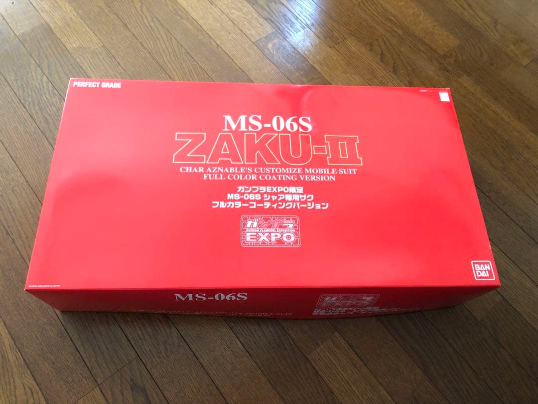 新品MS-06S ZAKU-Ⅱシャア専用ザク ガンプラEXPO限定 フルカラー