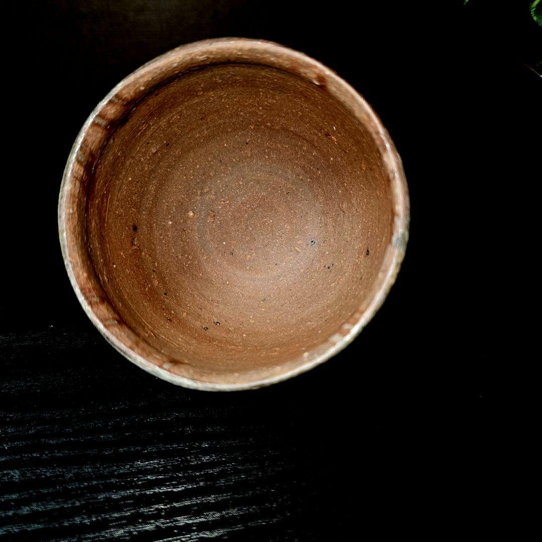ご購入者様ご確認用 備前焼　柴岡信義 作　備前市無形文化財　大きめ　ぐい呑