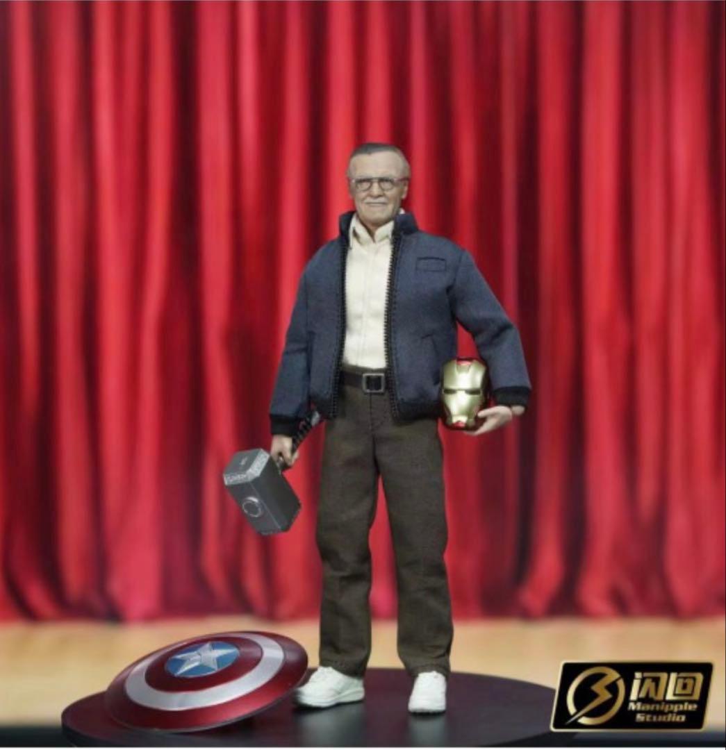 【新品未開封】閃回studio スタン・リー風1/12フィギュアマーベルシリーズ