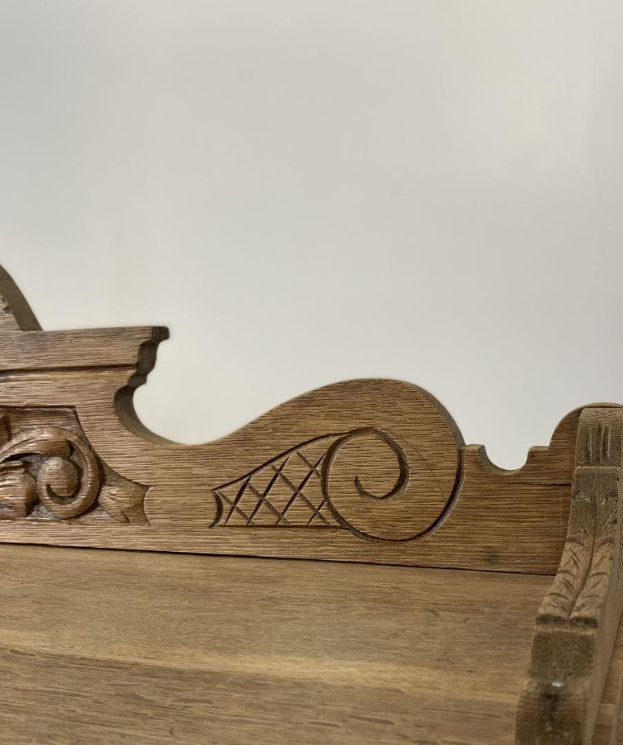フランス アンティーク Carved Oak Hall Table テーブル