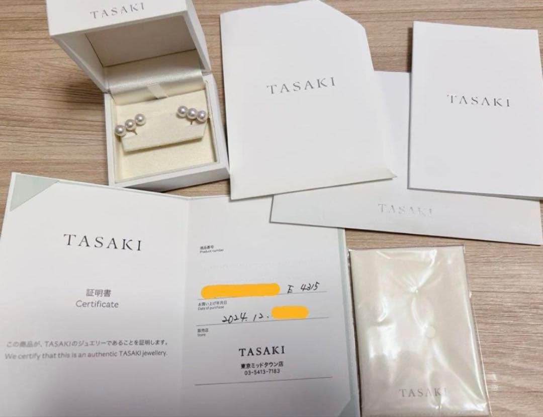 【★新品未使用★ TASAKIピアス】