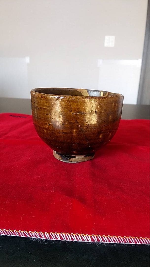 古唐津　古唐津茶碗　金継ぎ　茶道具　煎茶器　古美術