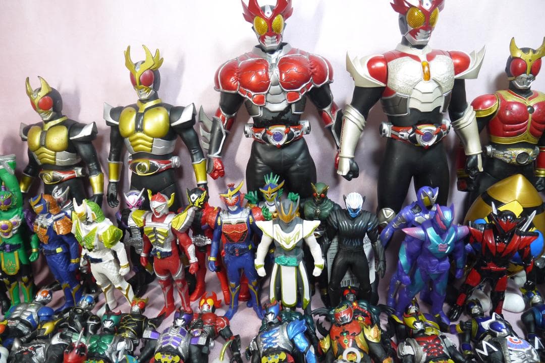 ライダーヒーローシリーズ　ビッグサイズソフビフィギュア　136体セット