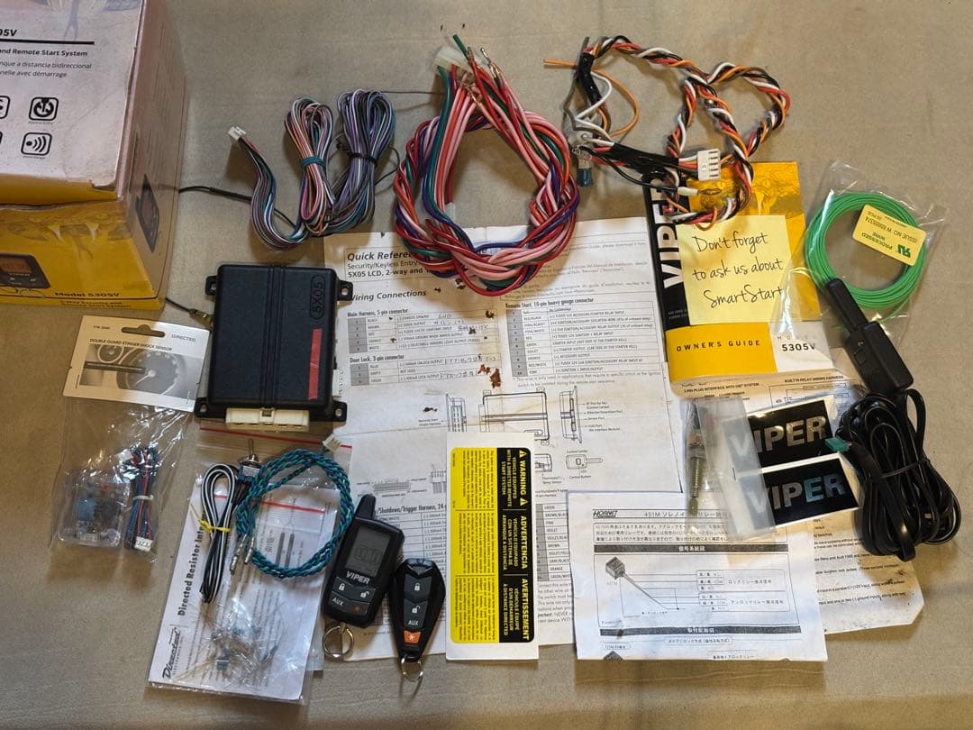 VIPER 5305V セキュリティシステム エンジンスターター