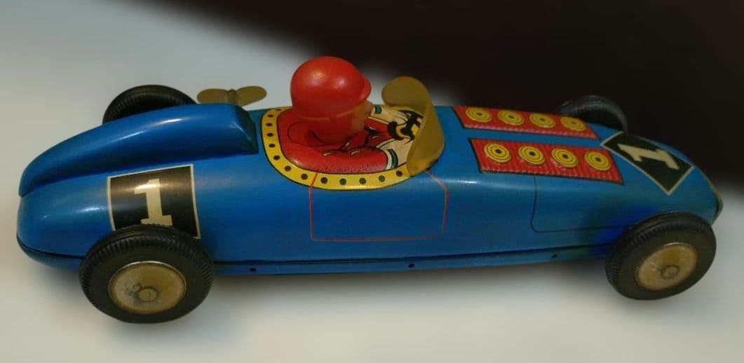 RUSS BERRIE ぜんまいブリキ スポーツカー