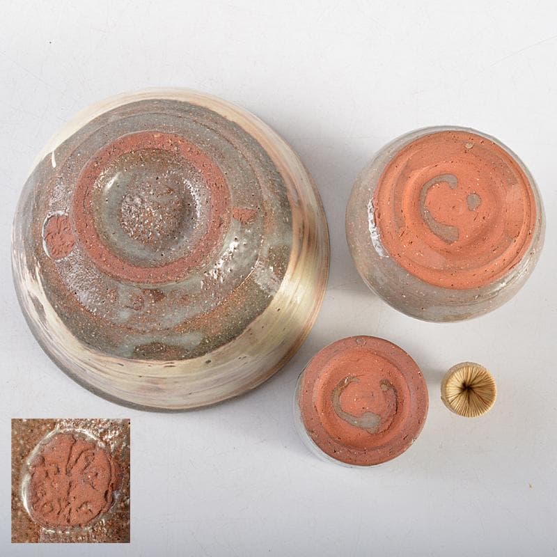 茶道具　根来塗　茶箱　茶碗　棗など　七点　一式　V　R5818