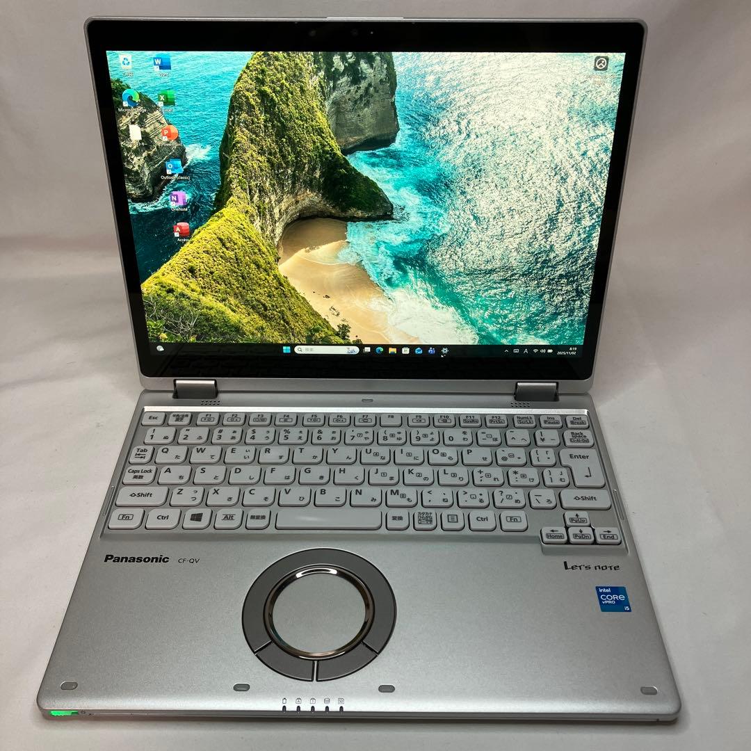 準美品 CF-QV1 11世代 i5 8GB 256GB 2in1 タッチパネル