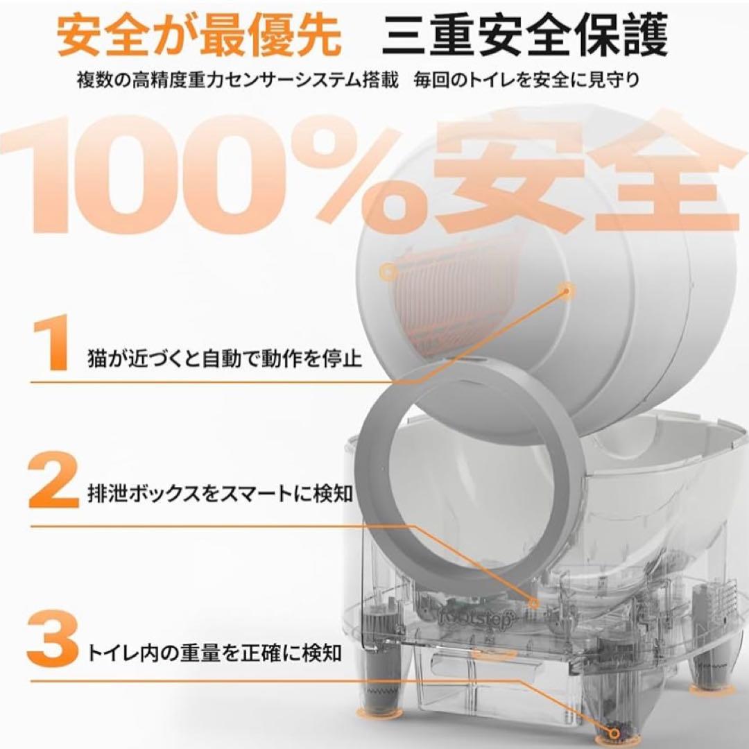 赤毛のあんさま✨　　 全自動猫トイレ 飛散防止＆強力消臭 スマホ管理 アプリ