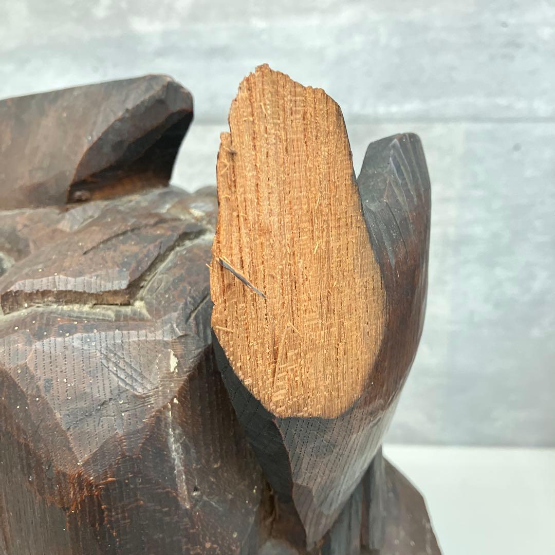 アンティーク 骨董 木製 木彫り 木彫 彫刻 恵比寿 大黒天 七福神 縁起物