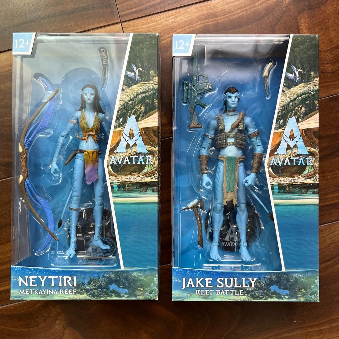 アバター Neytiri & Jake Sully フィギュアセット