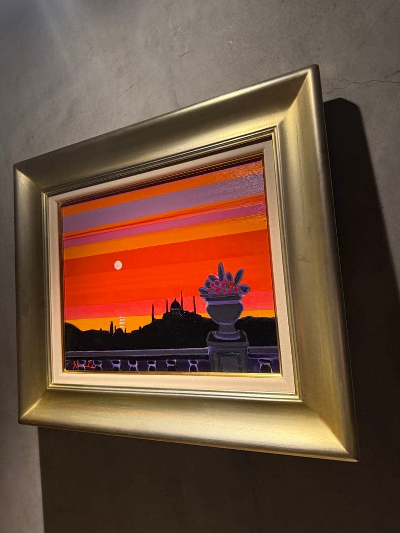 森崎修太【イスタンブール】　肉筆油彩画