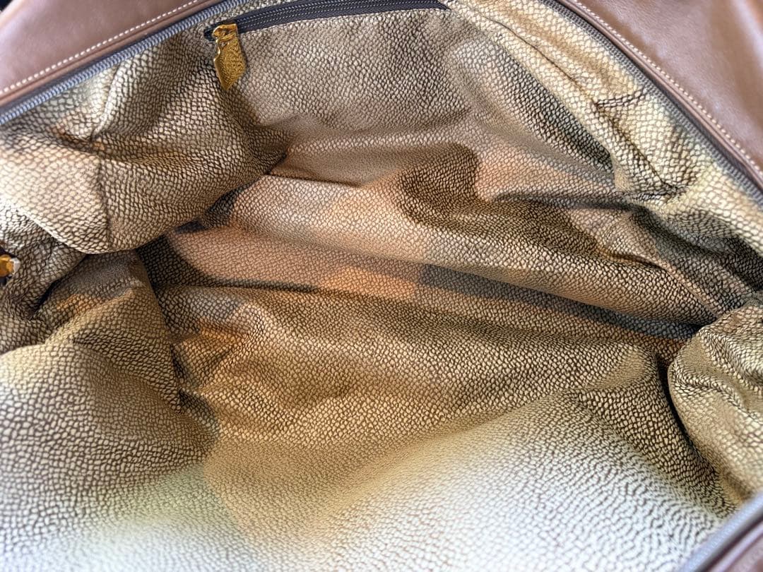 【未使用品】BORNONESEボルボネーゼ ボストンバッグ 大容量　うずら柄