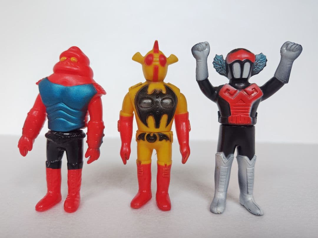 タカトク　アクマイザー3　ザビタン　イービル　ガブラ　ソフビ3体セット