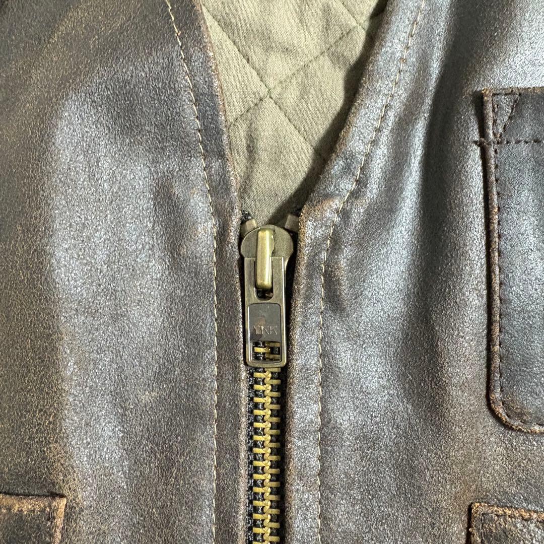 special OLD GAP〈レザーキルティングベスト 90s M 本革〉