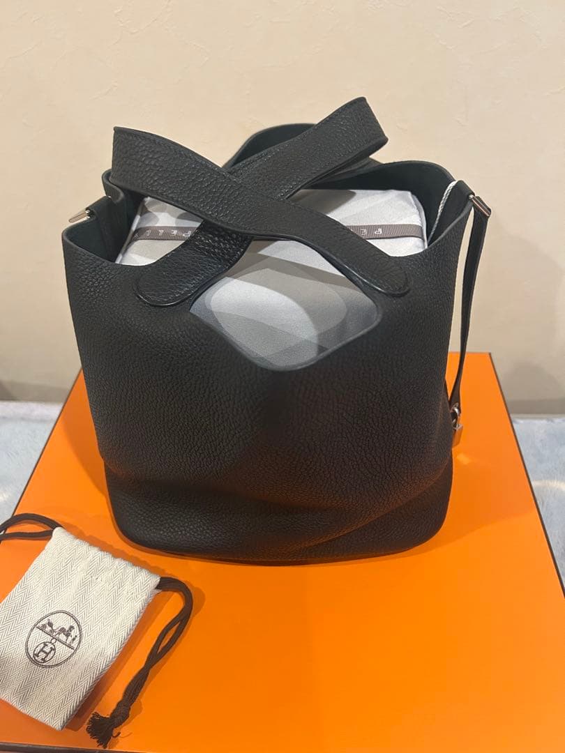 ♡美品♡エルメス ピコタンロックMM ノワール シルバー金具