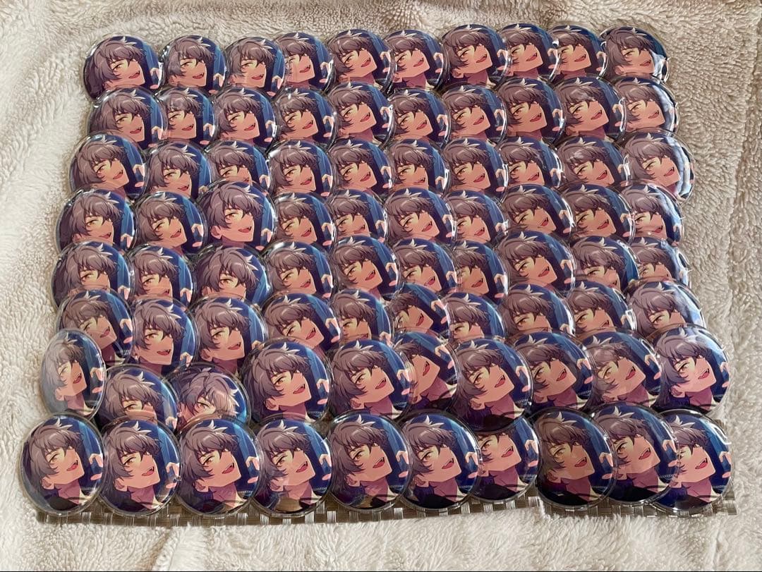 【みこみこ】　大神晃牙　フィーチャー2 缶バッジ　80個