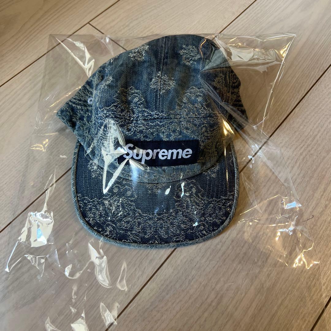 帽子 Supreme Bandana Jacquard Denim Camp Cap
