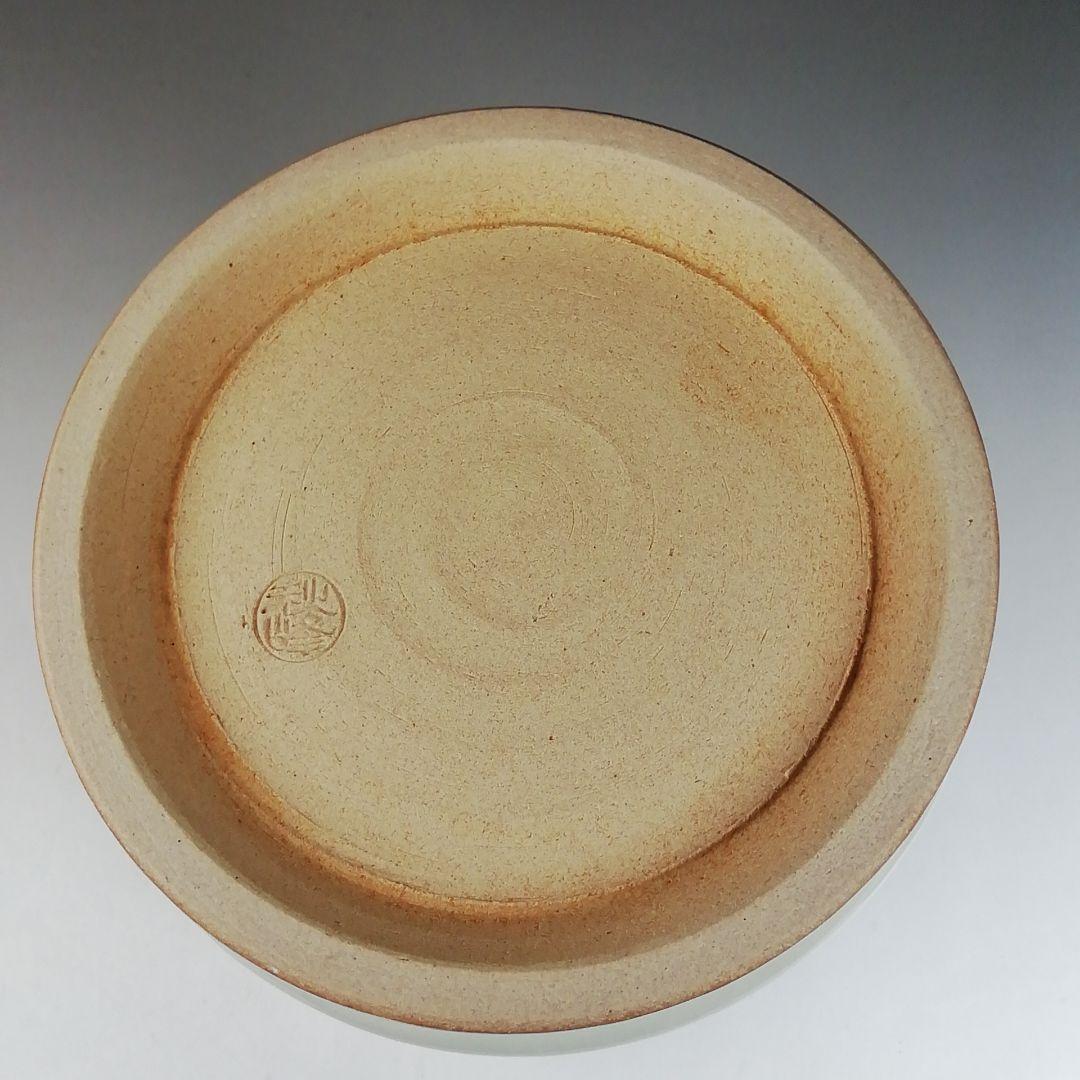 Ｗ２２　水指　『和蘭陀紋』『中村秋峰 造』　共箱　茶道具